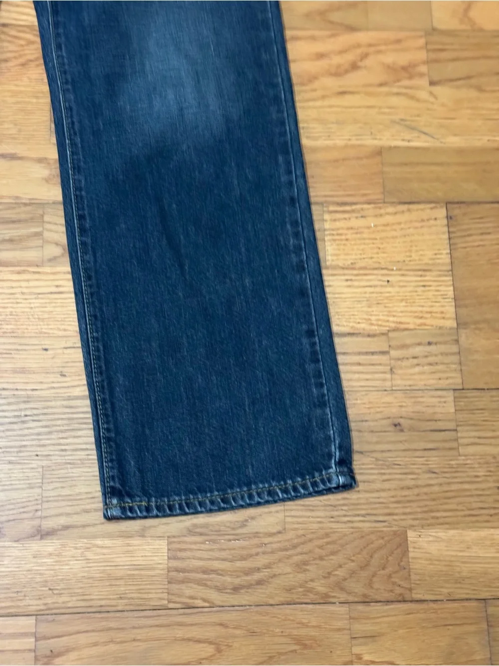 Calvin Klein Straight Cut Men's Straight Fit Dark Blue Jeans 34 x 30